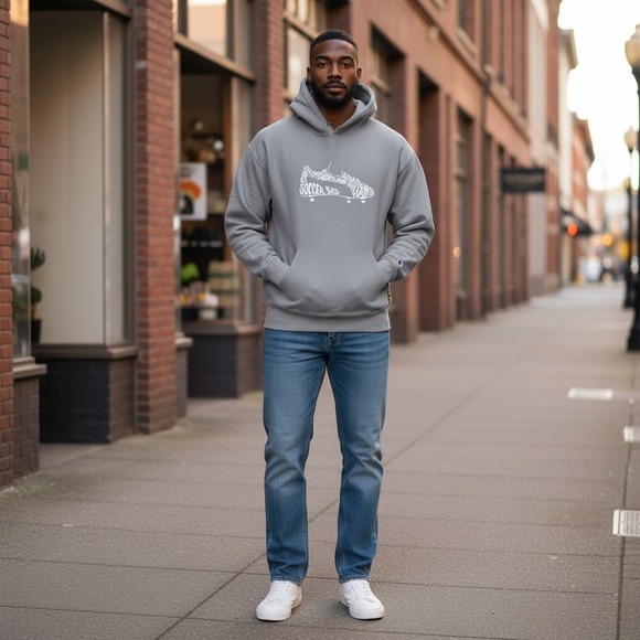 Champion Other - Champion Reverse Weave Portland Oregon Hoodie 3XL Grey Oversized Streetwear